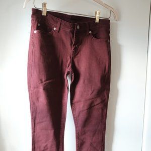 Burgundy Gap Leggings Pants